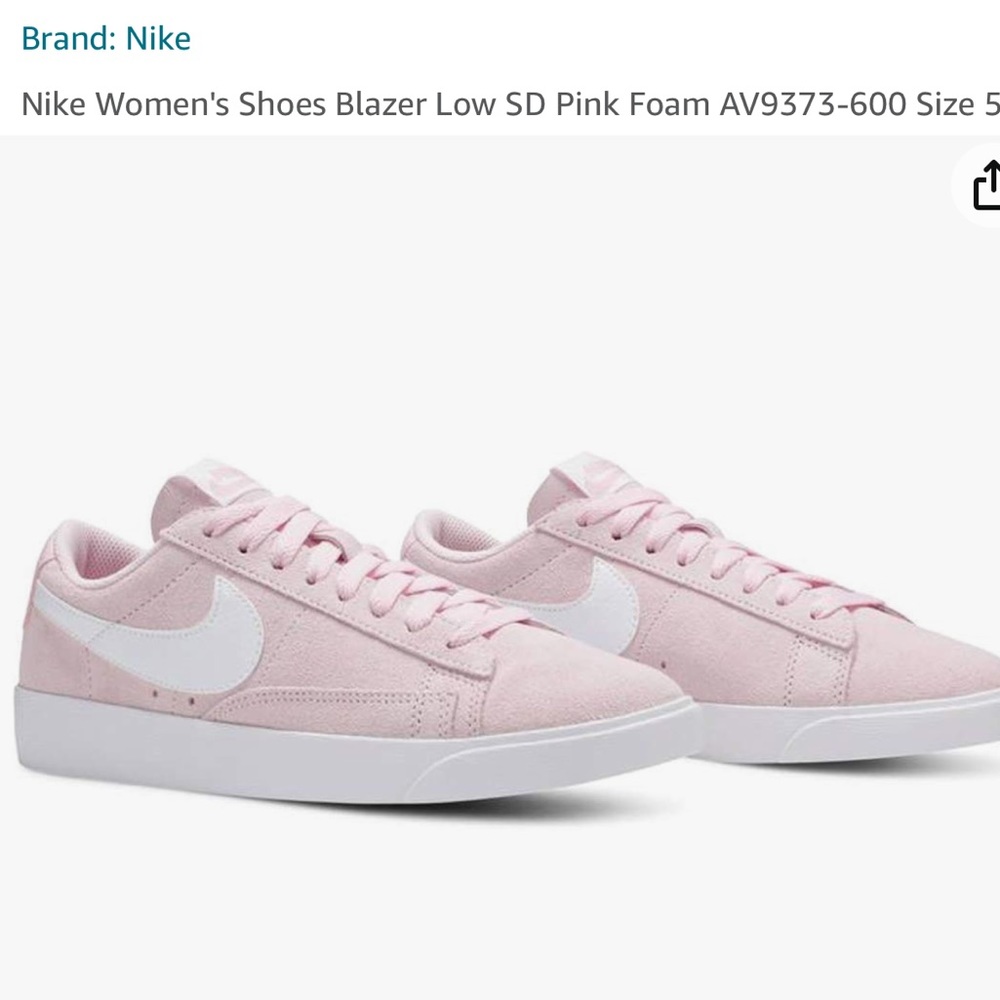 (WMNS) Nike Blazer Low SD 'Pink Foam' AV9373-600 - Picture 6 of 7